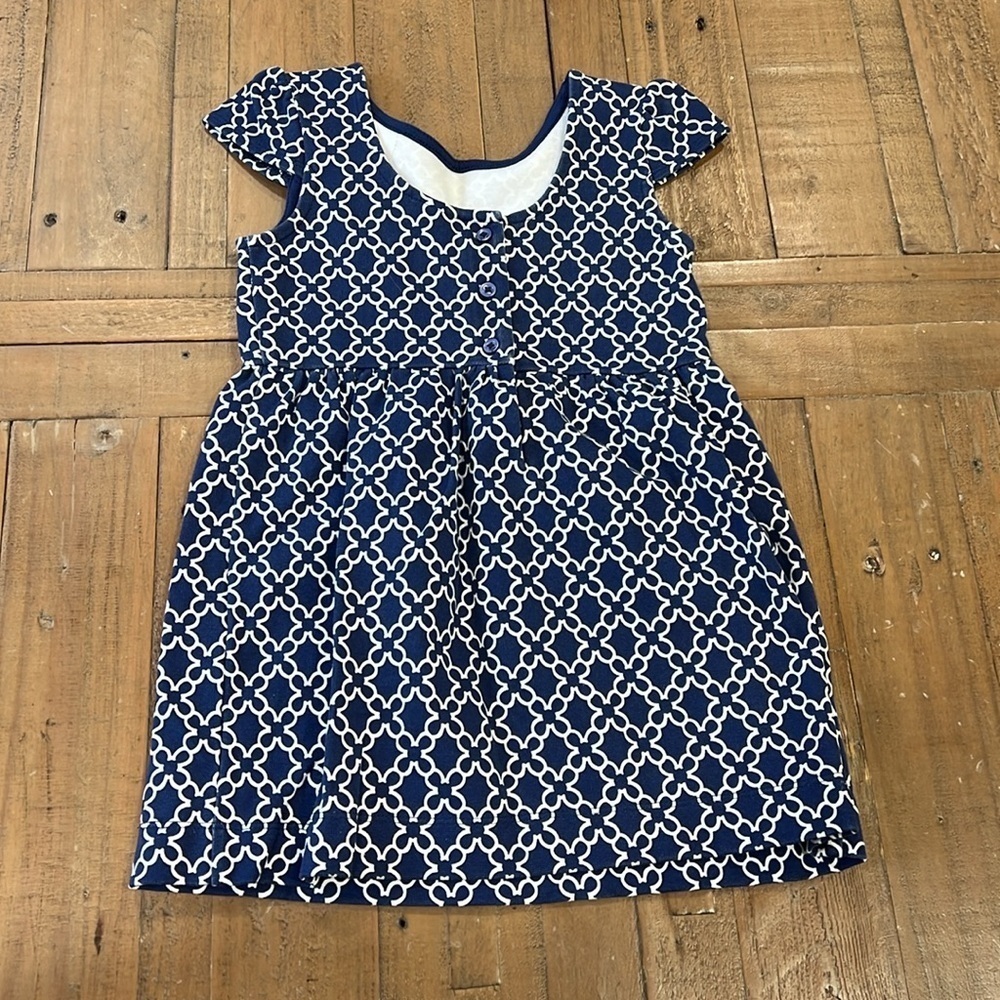 Janie and Jack navy Ponte dress - Picture 5 of 5